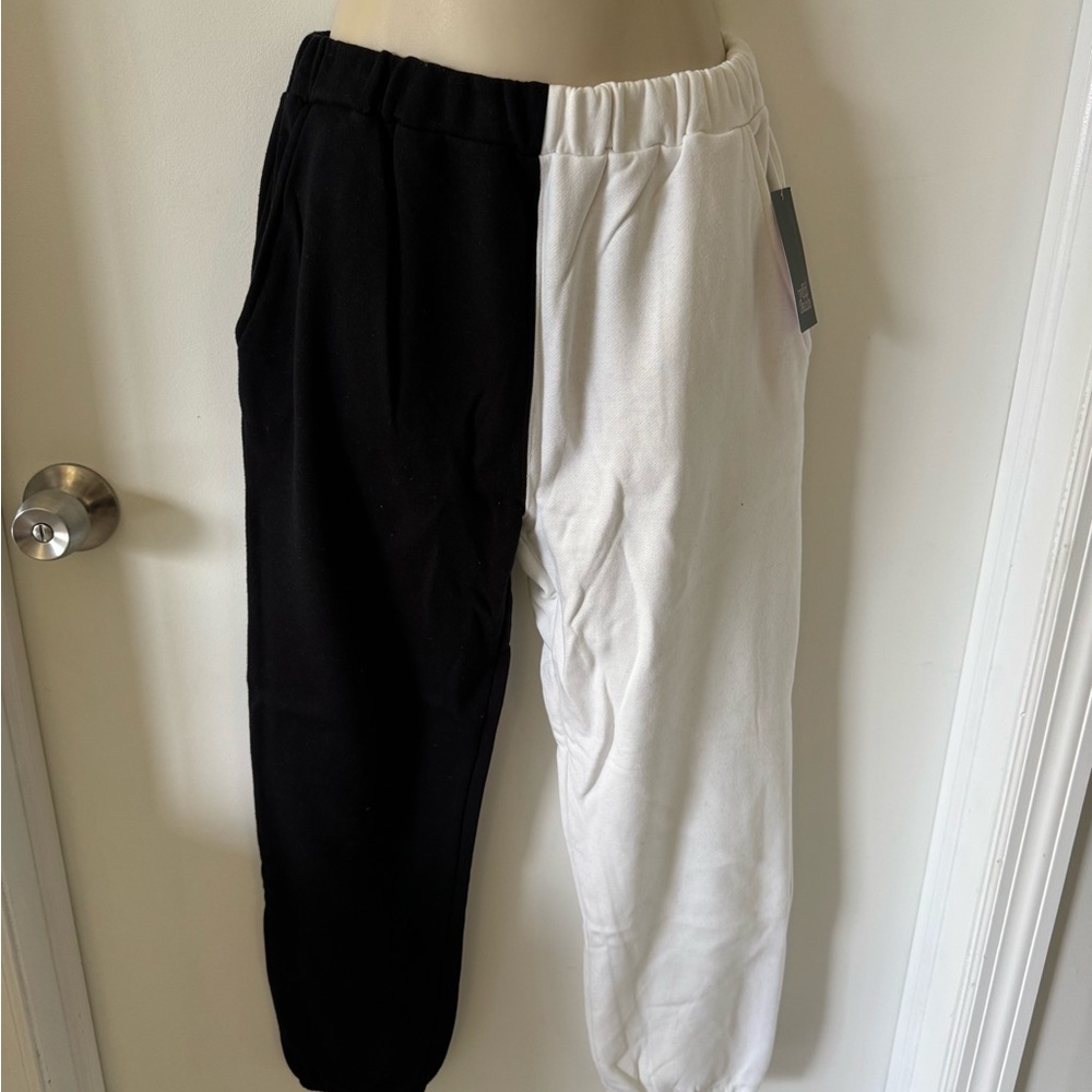 Black and White Track Pants - Picture 5 of 5